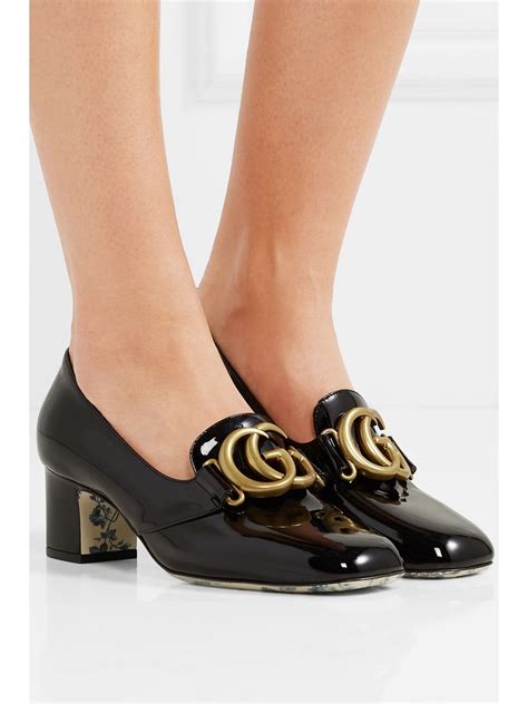 scarpe nere gucci donna|net a porter gucci shoes.